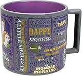 Bronte Sisters Literary Coffee Mug - Portraits of the Bronte Sisters as well as Their Most Famous Quotes - Comes in a Fun Gift Box