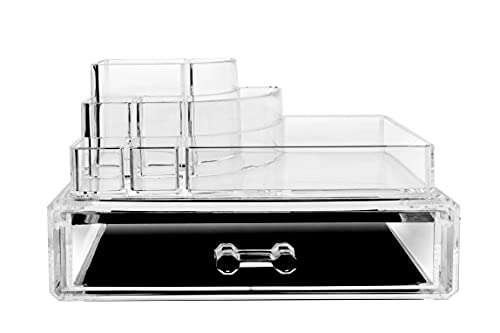Kryllic Makeup Organizer Holder Acrylic Jewelry Storage - Nail Make Up Brushes Cosmetic Brush Jewelry Holder Vanity Drawer Display. Room Decor Plastic Bedroom Bathroom Organizers & Holders. Makeup Vanity.