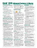Microsoft Excel 2013 Advanced & Macros Quick Reference Guide (Cheat Sheet of Instructions, Tips & Shortcuts - Laminated Card) by Beezix Inc. (2014-01-20)