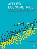 Applied Econometrics: A Modern Approach Using Eviews and Microfit Revised Edition by Dimitrios Asteriou (2007-05-15)