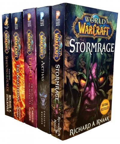 Book Cover Warcraft - World Of Warcraft - 5 Book Collection Set (The Shattering, Thrall Twilight of the Aspects, Arthas Rise of the Lich King, Stormrage, Voljin) by Christie Golden (2016-05-03)