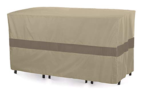 SunPatio Outdoor Bistro Cover, Extremely Lightweight, Water Resistant, Eco-Friendly, Helpful Air Vents, 69"L x 32"W x 35"H