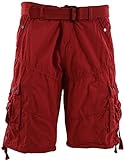 Mens Premium Cargo Shorts with Belt (8 Pockets 32-44 Size)