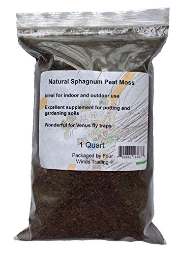 Book Cover Sphagnum Peat Moss for Gardening (1 Quart)