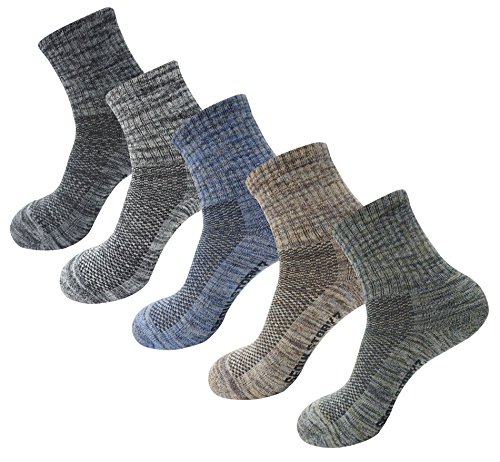 SEOULSTORY7 Men's Mid Cushion Low Hiking/Camping/Performance Socks