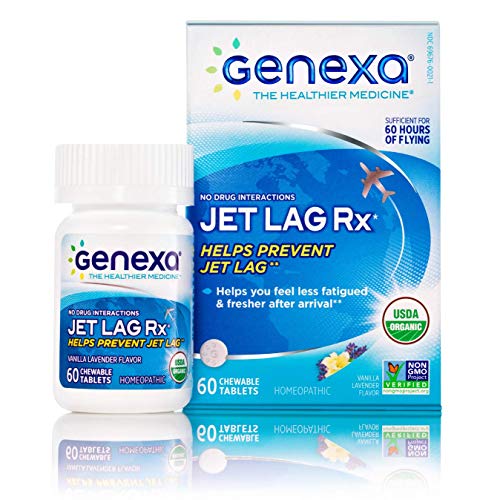 Genexa - Jet Lag Rx Vanilla Lavender - 60 Chewable Tablets