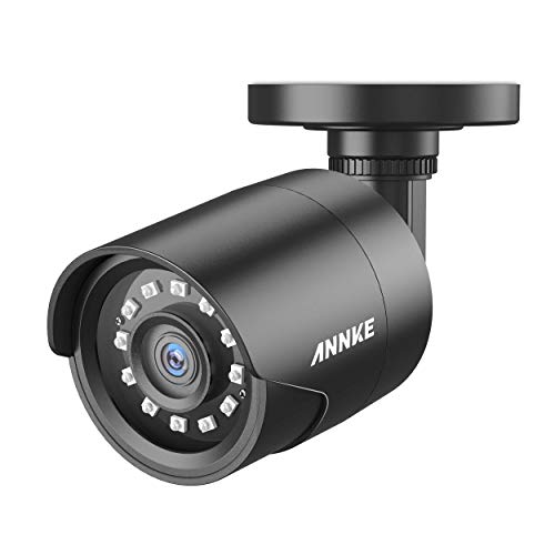 ANNKE 1080p HD-TVI Security Surveillance Camera for Home CCTV System, 2MP Bullet BNC Camera with 85 ft Super Night Vision, IP66 Surveillance Weatherproof Add–on Wired Camera - E200