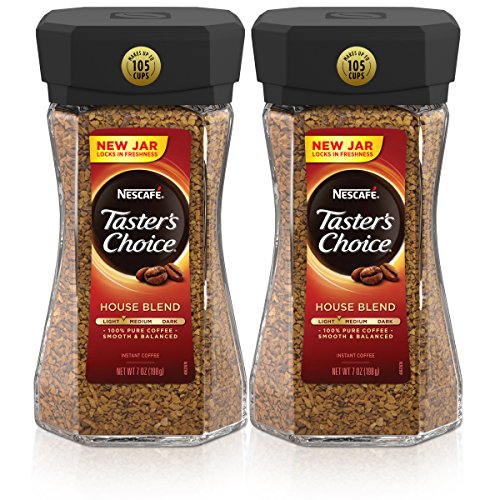 Book Cover Nescafe Taster's Choice House Blend Instant Coffee, 7 Ounce (Pack of 2)