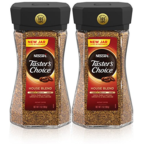 Nescafe Taster's Choice House Blend Instant Coffee, 7 Ounce (Pack of 2)