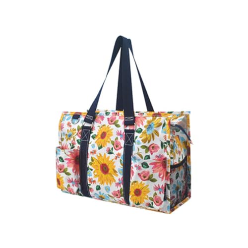 NGIL Utility Water Resistant Tote Bag, Top Zipper Closure, Perfect Gifts for Working Women, Nurses, Gym bag