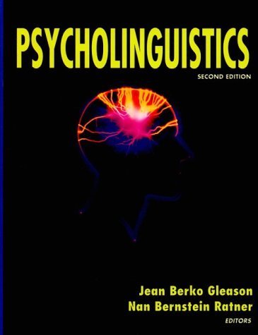 Psycholinguistics by Jean Berko Gleason (1997-11-20)