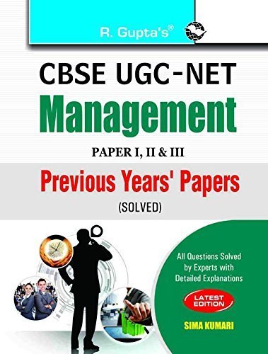 UGC NET Management: Previous Years' Papers (solved): Paper I, II & III by R. Gupta Rph Editorial Board (2012-05-03)