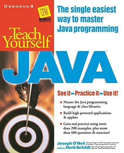 Teach Yourself Java by Joseph O'Neil (1998-10-01)