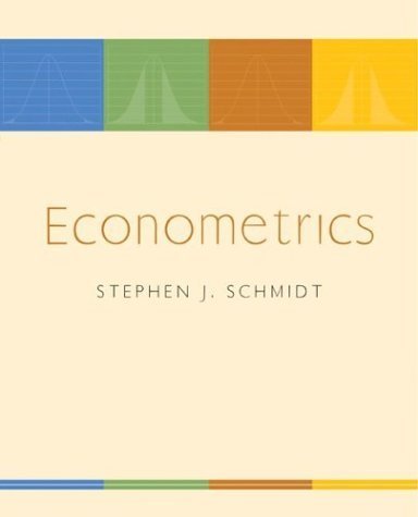 Econometrics with Data CD by Stephen Schmidt (2004-03-26)