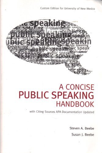 A Concise Public Speaking Handbook (2010-05-03)