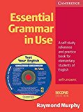 Essential Grammar in Use With Answers and CD-ROM: A Self-Study Reference and Practice Book for Elementary Students of English by Raymond Murphy (2002-08-26)