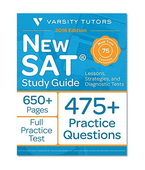 New SAT Prep Study Guide: Lessons, Strategies, and Diagnostic Tests