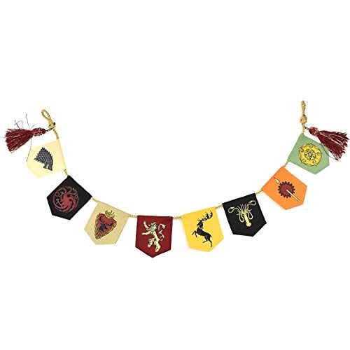 Kurt Adler 32 Inch Game of Thrones Sigil Banner Garland