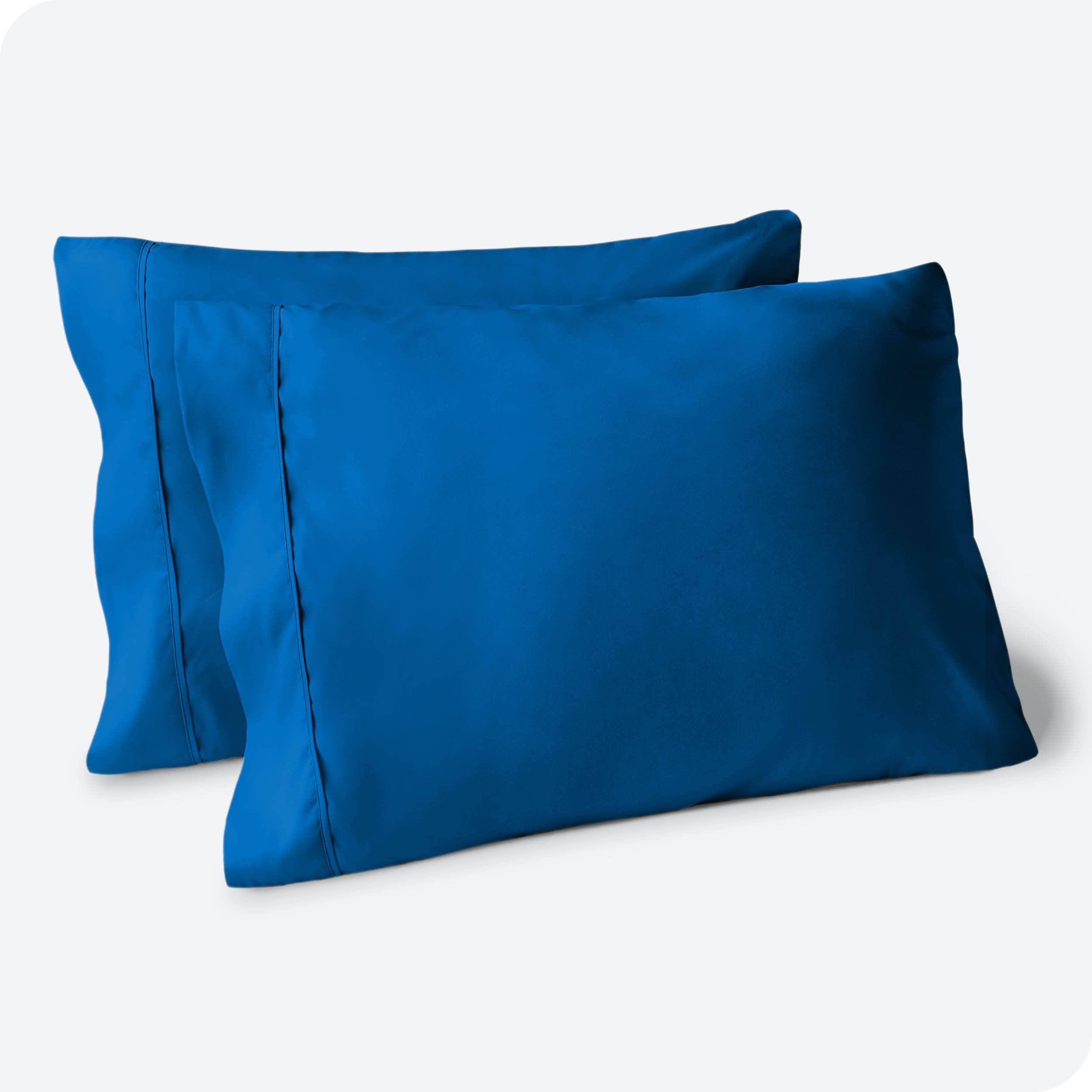 Bare Home Microfiber Pillow Cases - Standard/Queen Size Set of 2 - Cooling Pillowcases - Double Brushed - Medium Blue Pillowcases 2 Pack - Easy Care (Standard Pillowcase Set of 2, Medium Blue) 20x30 Standard/Queen (2 Pack) 15 - Medium Blue