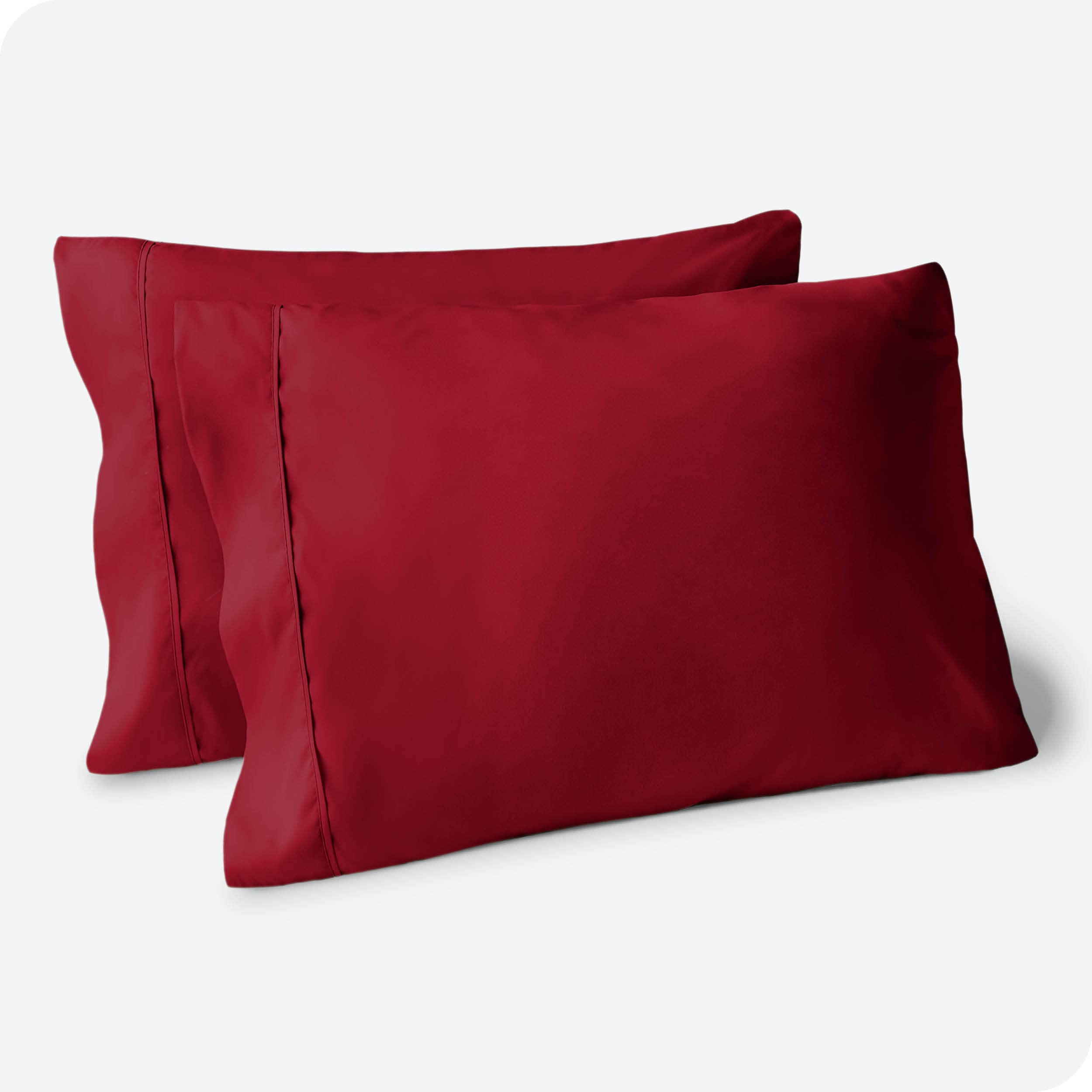 Book Cover Bare Home Microfiber Pillow Cases - Standard/Queen Size Set of 2 - Cooling Pillowcases - Double Brushed - Red Pillowcases 2 Pack - Easy Care (Standard Pillowcase Set of 2, Red) 20x30 Standard/Queen (2 Pack) 22 - Red