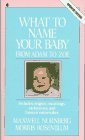 What to Name Your Baby by Maxwell Nurnberg (1984-10-03)
