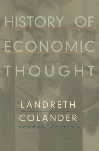 History of Economic Thought by Harry Landreth (2001-10-18)
