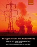Energy Systems and Sustainability: Power for a Sustainable Future (2012-01-26)