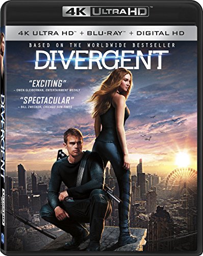 Book Cover Divergent [4K Ultra HD + Blu-ray + Digital HD]