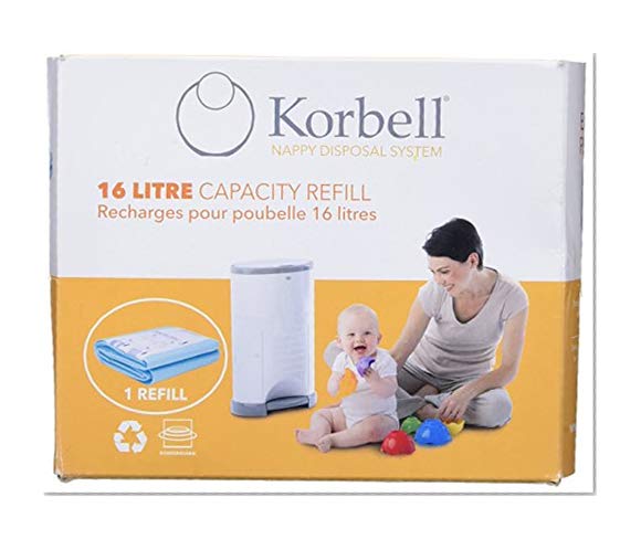 Korbell m250dr1 1x Recharges Poubelle à couches 16 L
