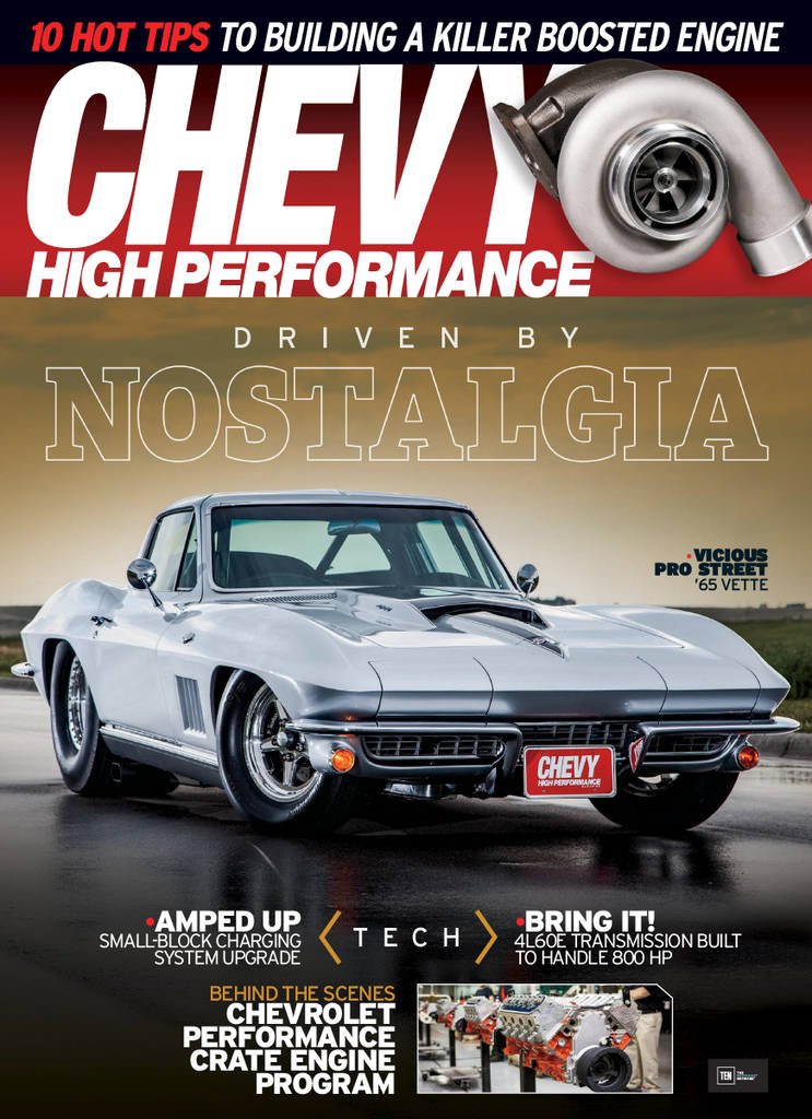 Book Cover Chevy High Performance Print Magazine