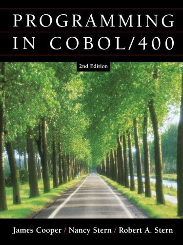 Programming In COBOL / 400 by James Cooper (2001-11-01)