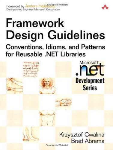 Framework Design Guidelines: Conventions, Idioms, and Patterns for Reusable .NET Libraries by Krzysztof Cwalina (2005-09-29)