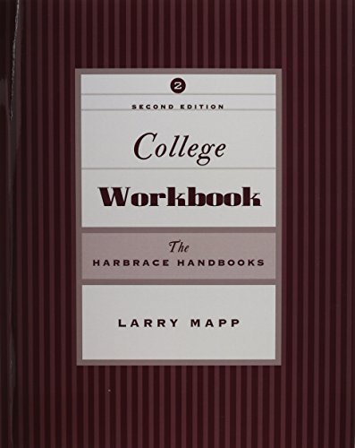 College Workbook for Glenn/Gray's Hodges' Harbrace Handbook, 16th and The Writer's Harbrace Handbook, 2nd by Cheryl Glenn (2006-06-12)