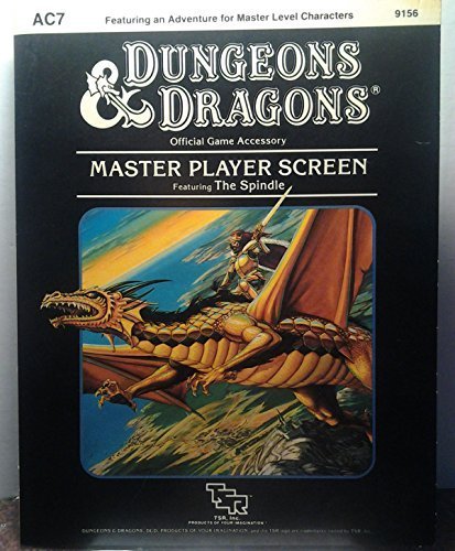 Master Player Screen: Featuring the Spindle/Ac7 (Dungeons and Dragons, Master Level Characters) (1986-05-03)