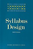 Syllabus Design (Language Teaching, a Scheme for Teacher Education) by David Nunan (1988-06-03)