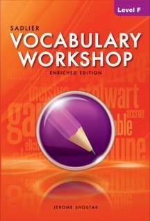 Book Cover Vocabulary Workshop Enriched Edition Level F Grade 11 by Jerome Shostak (2012-05-03) (Original Version)