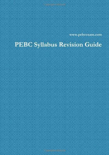 PEBC Syllabus Revision Guide by Mike Kruger (2010-09-21)