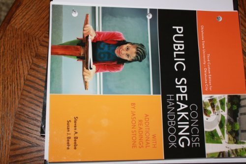 Concise Public Speaking Handbook (Concise Public Speaking Handbook with Additional Readings by Jason Stone) by Steven A. Beebe (2012-05-04)