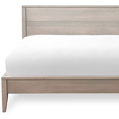 Bare Home Fitted Bottom Sheet California King - Premium 1800 Ultra-Soft Microfiber - Deep Pocket (Cal King, White)