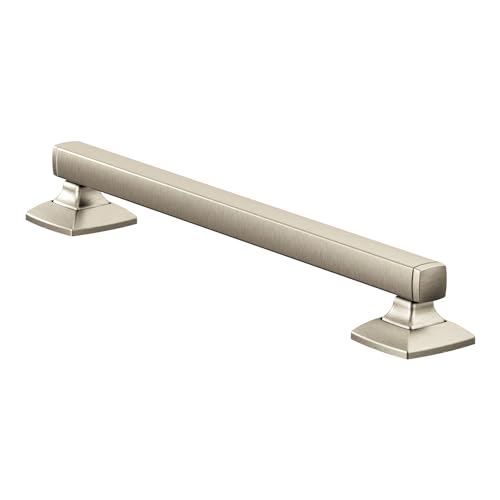 Moen YG5112BN Voss Bathroom Safety 12-Inch Designer Grab Bar, Brushed Nickel,