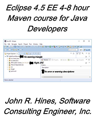 Eclipse 4.5 EE 4-8 hour Maven Course for Java Eclipse Developers
