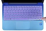 CaseBuy Keyboard Cover Compatible 2019 2018 2017 HP Stream 11 ah110nr ah012dx ah112dx / HP Stream 11 Pro G4 G2 11.6 / HP Stream 11 y010wm y010nr y020nr Soft-Touch Protective Skin, Purple