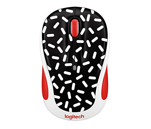 Logitech Party Collection M325c Wireless Optical Mouse, Memphis Black