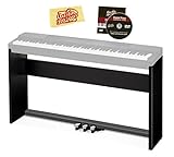 Casio CS-67 Digital Piano Stand - Black Bundle with Casio SP-33 Pedal System, Austin Bazaar Instructional DVD, and Polishing Cloth