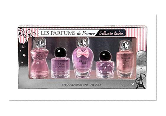 Charrier Parfums de France Collection Fashion Coffret de 5 Eau de Parfums Miniatures Total 49,7 ml