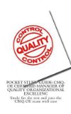 Chan Lee: Pocket Study Guide : Cmq-OE Certified Manager of Quality Organizational Excellenc: Study for the Test and Pass the Cmq-OE Exam with Ease (Paperback); 2016 Edition