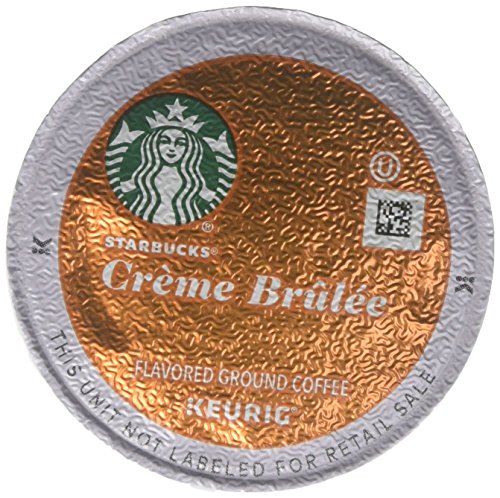 32 Count - Starbucks Creme Brulee Flavored Coffee K-Cups for Keurig K Cup Brewers and 2.0 Brewers