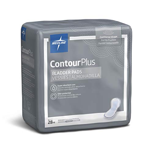Medline BCPE02 Capri Plus Bladder Control Pads, 6.5" x 13.5" (Pack of 168)