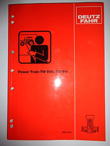 Deutz Fahr DX4.10 thru DX6.50 Tractor POWER TRAIN (TW900/TW911) Service Training Manual 10/89