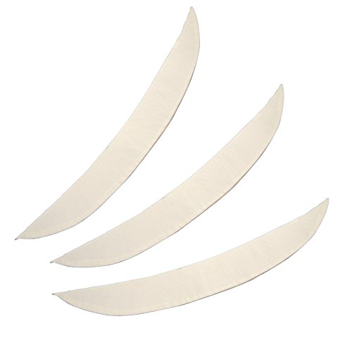 Comfort Tummy Liners, Set of 3 - Enhances Comfort and Absorbs Perspiration for Healthy Skin, White, Xxx Large